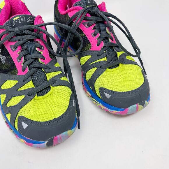 FILA Womens 7 Shadow Sprinter Running Shoes Sneakers Training Athletic Pink Gray - Picture 7 of 11